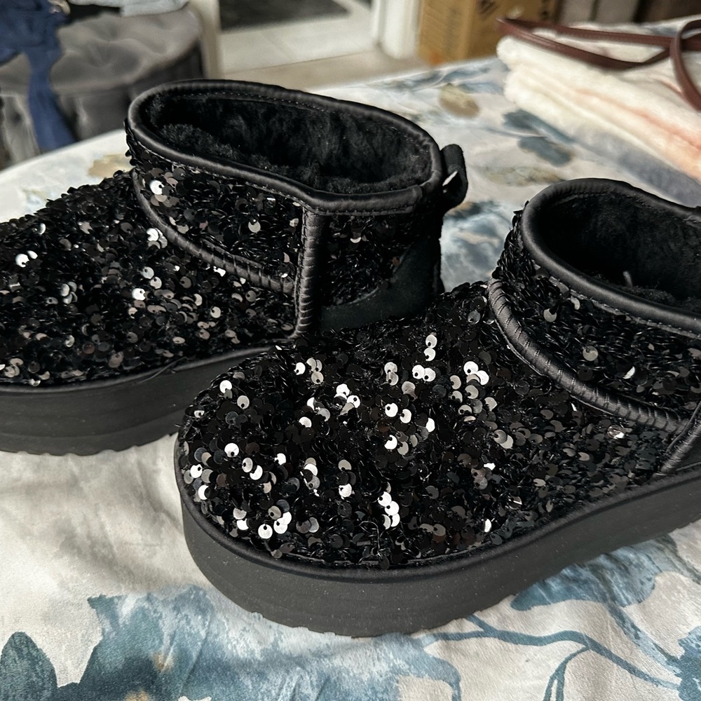 UGG Sequin Ultra Mini Platform